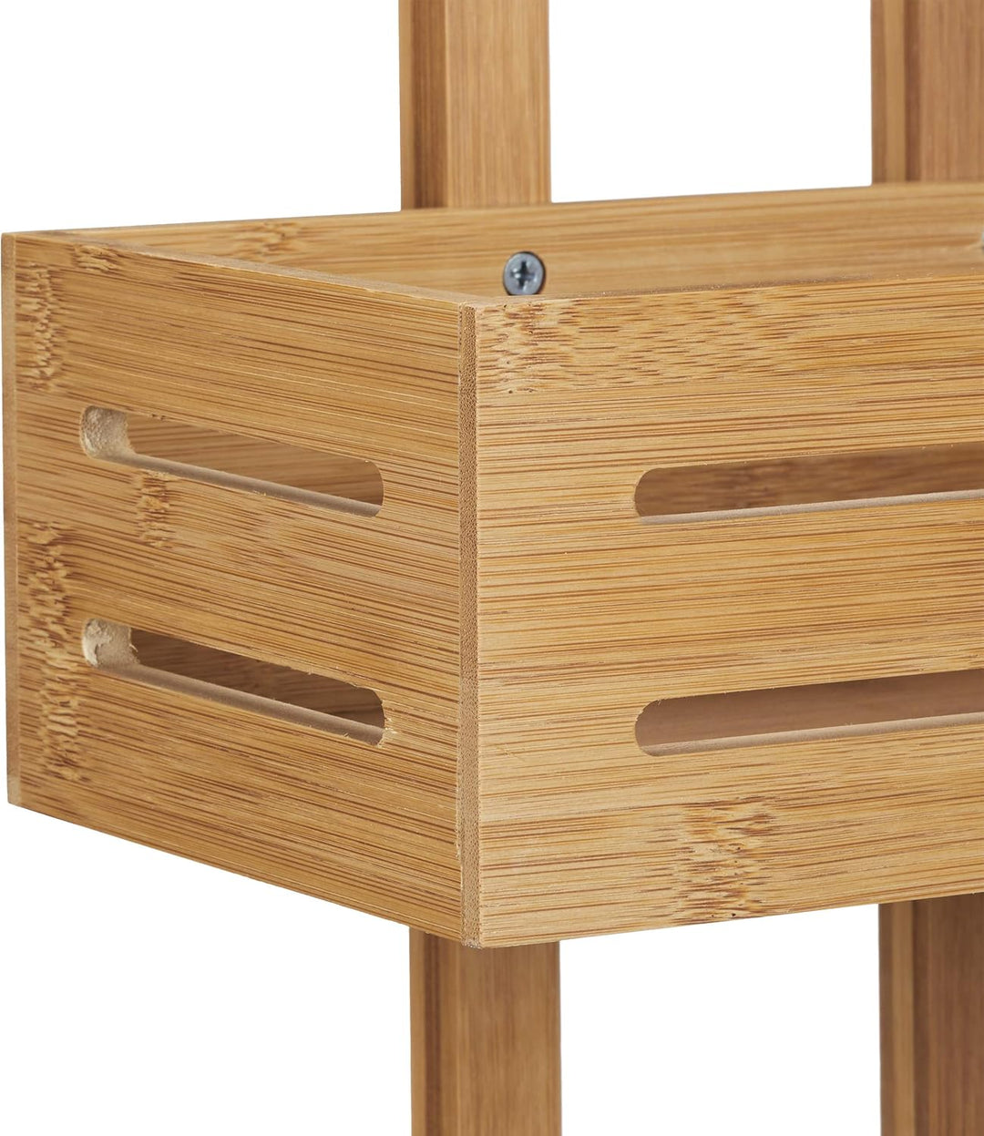 Relaxdays Duschregal Bambus H x B x T: 65 x 28 x 15,5 cm Duschablage aus Holz als Hängeregal Dusche