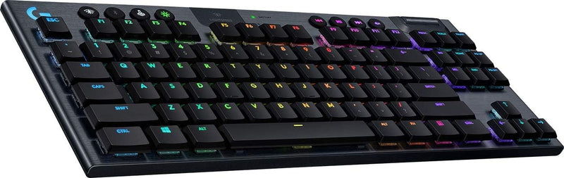 Logitech G915 TKL Tenkeyless Lightspeed RGB Mechanische Gaming-Tastatur für Laptop und PC, Low-Profi