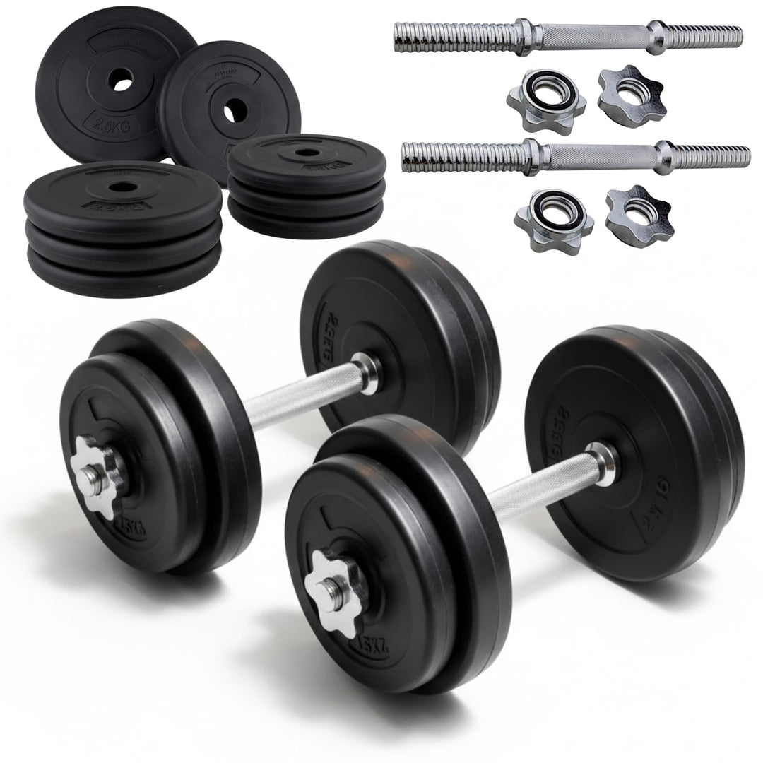 Matchu Sports | Dumbbell set | Kurzhantelset | Hantelset verstellbare Gewichte | Hantelset | 20kg |