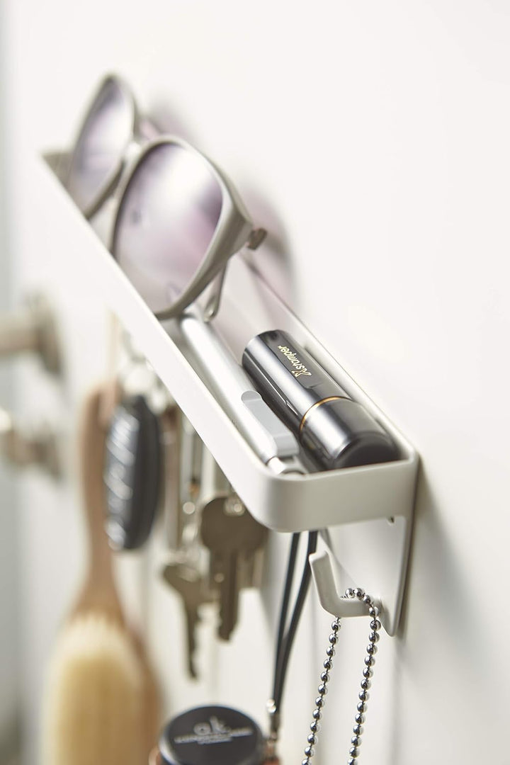 Magnetic key hook with tray - Smart - white Weiss, Weiss
