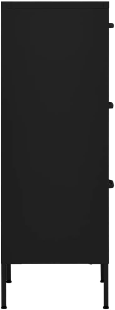Aktenschränke mit 3 Schubladen, vertikaler Metallschrank, freistehend, Küche, Speisekammer, Aufbewah