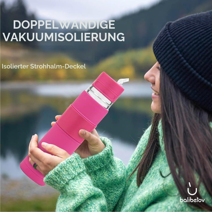 BALIBETOV - Neu - Edelstahl AutoMate - Thermobehälter, Mate Cup und Bombilla in Einem - Sie Müssen N