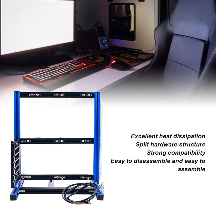 PC-Motherboard-Gehäuserahmen, DIY-Gehäusehalterung, Offene Computergehäusehalterung, Hervorragende W