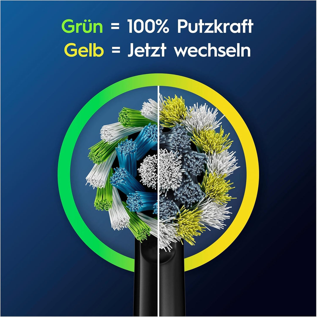 Oral-B Pro CrossAction Aufsteckbürsten für elektrische Zahnbürste, 6 Stück, überlegene Zahnreinigung