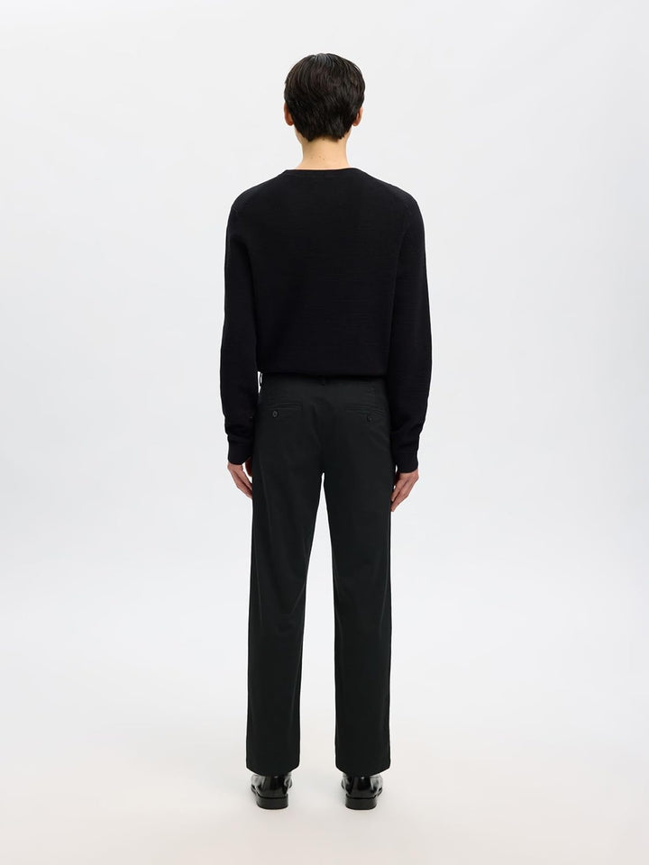 SELECTED HOMME Male Chino 196 Straight Flex 28W / 32L Schwarz, 28W / 32L Schwarz