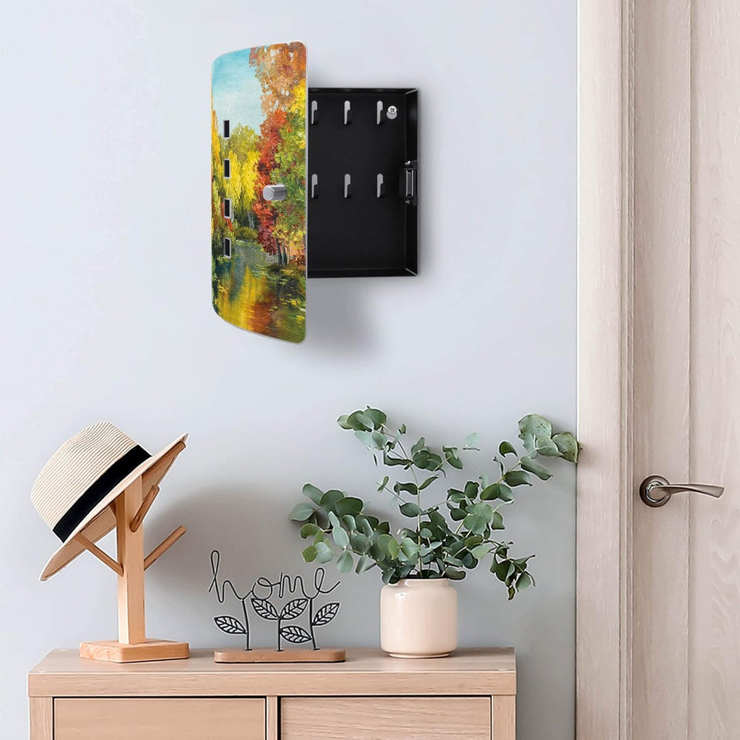 banjado Design Schlüsselkasten aus Edelstahl für 10 Schlüssel/Schlüsselschrank zur Schlüssel Aufbewa