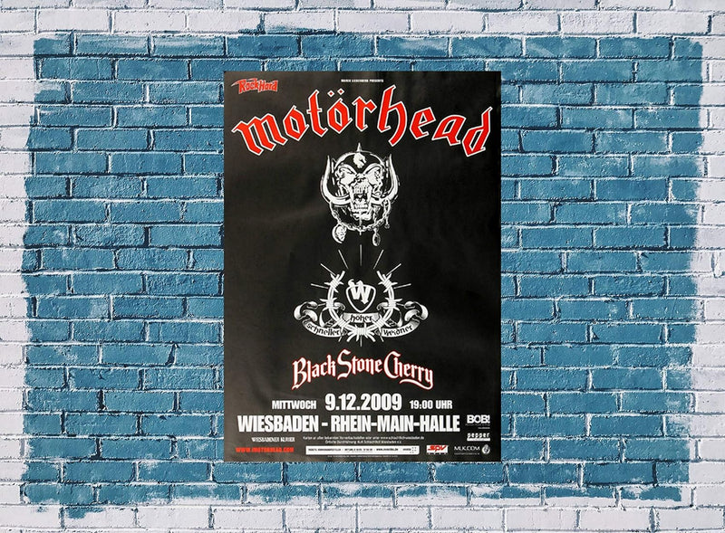 Motörhead - Motörizer, Wiesbaden 2009 » Konzertplakat/Premium Poster | Live Konzert Veranstaltung |