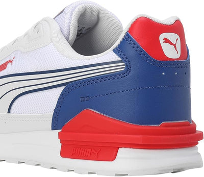 PUMA Herren Graviton Mega Sneaker 36 EU Puma White Feather Gray Puma Red Clyde Royal, 36 EU Puma Whi