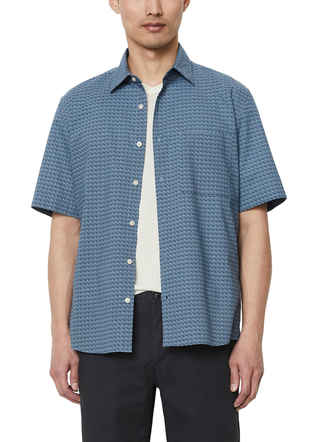 Marc O' Polo Herren 436735441082 Hemd S D87, S D87