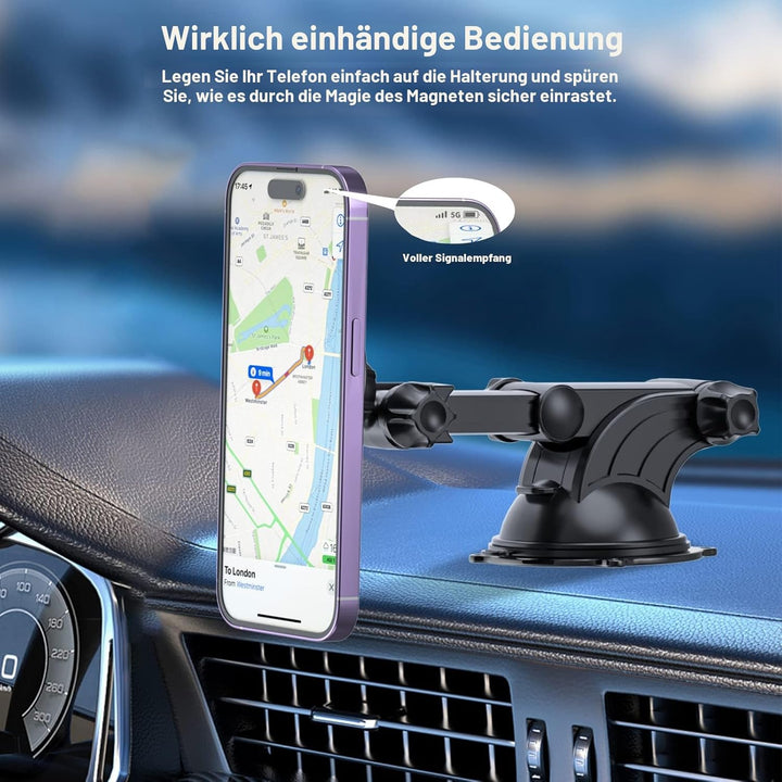OHLPRO für Magsafe Autohalterung und iPhone 15 Pro Max/ 15 Pro/ 15, iPhone 14/13/12 Serie, 360°verst