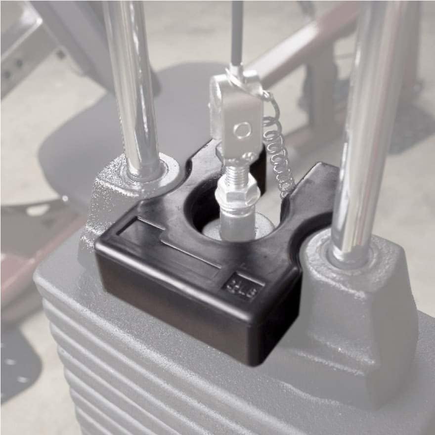 POWER-XTREME Abstufungsadapter für Body-Solid-Steckgewichtspakete | Weight Stack Adapter Plate | Var