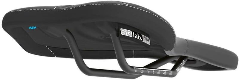 SQlab 611 Ergowave S-Tube, MTB Tech & Trail Fahrradsattel 15 cm Schwarz, 15 cm Schwarz