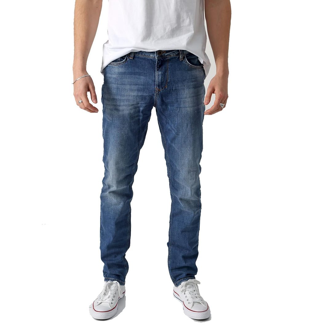Miracle of Denim M.O.D Herren Jeans Hose Cornell Regular Stretchdenim Salta Blue 32W / 32L Saltablau