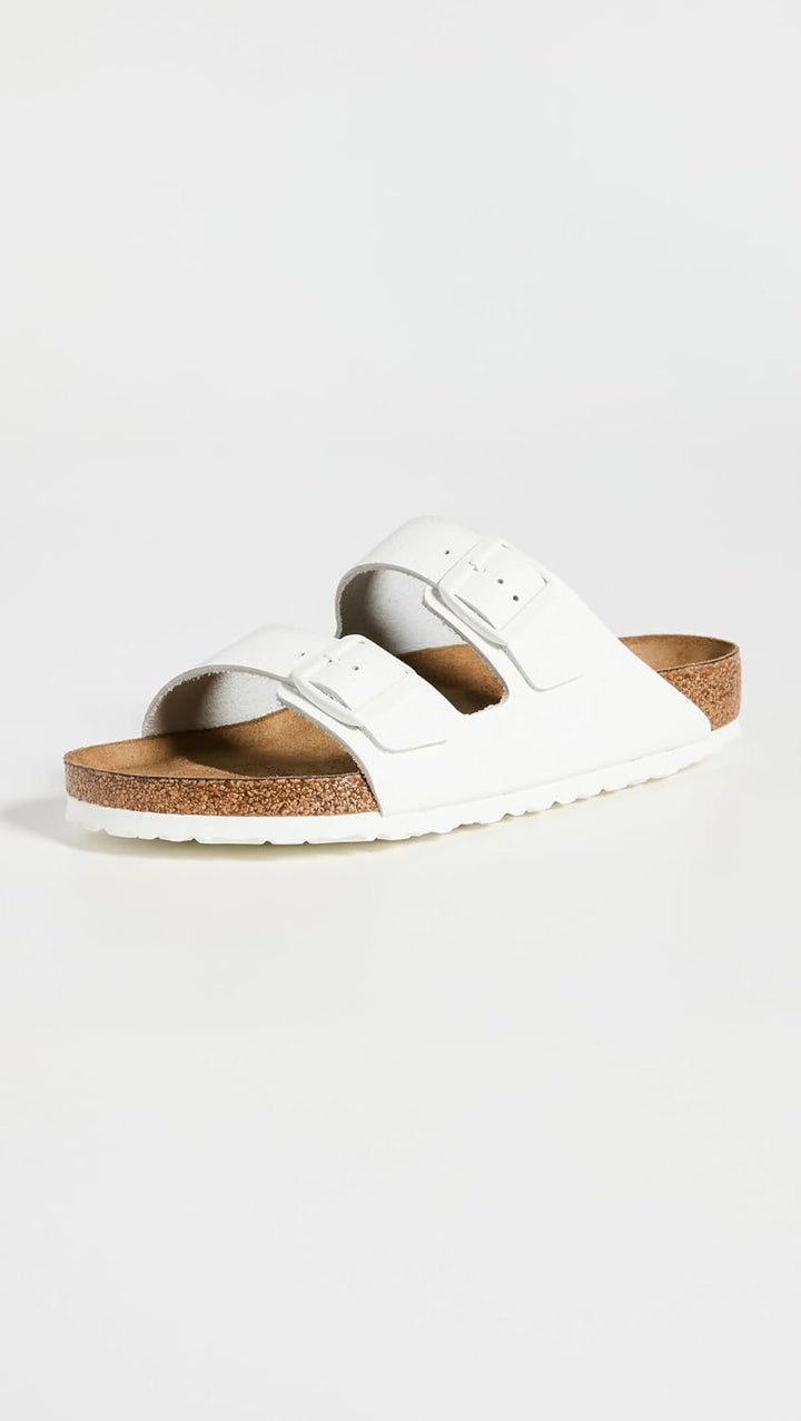 BIRKENSTOCK Arizona BF Damen Pantolette 24 EU Weiss, 24 EU Weiß