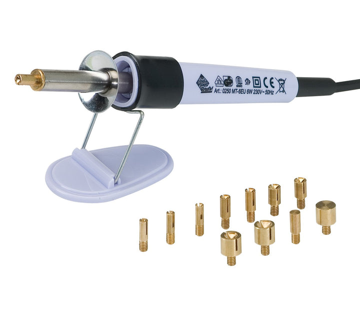 Pebaro 0251 Strass Set, Strasskolben, 12 Aufsätze für verschiedene Grössen, 576 Strasssteine, Hotfix