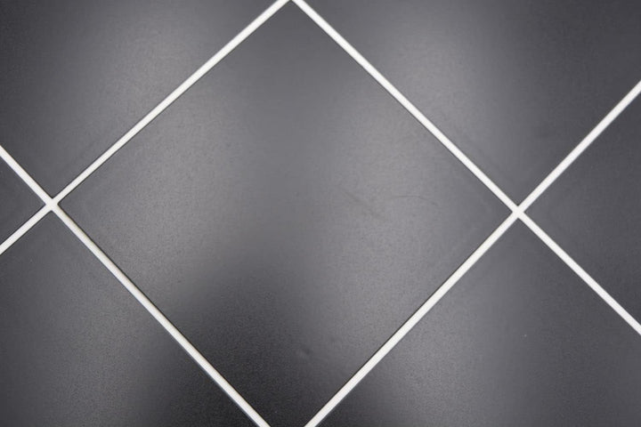 Mosaikmatte selbstklebend Metall schwarze Fliesenoptik mit weisser Fuge Küchenrückwand | 10 Mosaikma