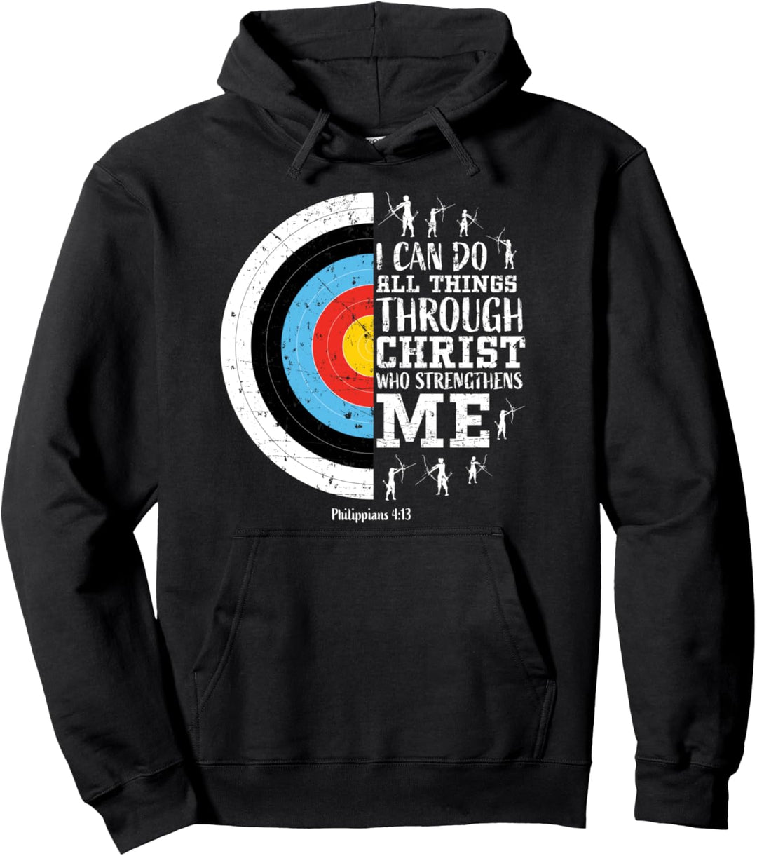 Süsse Bogenschiessen-Hoodies Mädchen Frauen Teenager Geschenke Philipper Pullover Hoodie