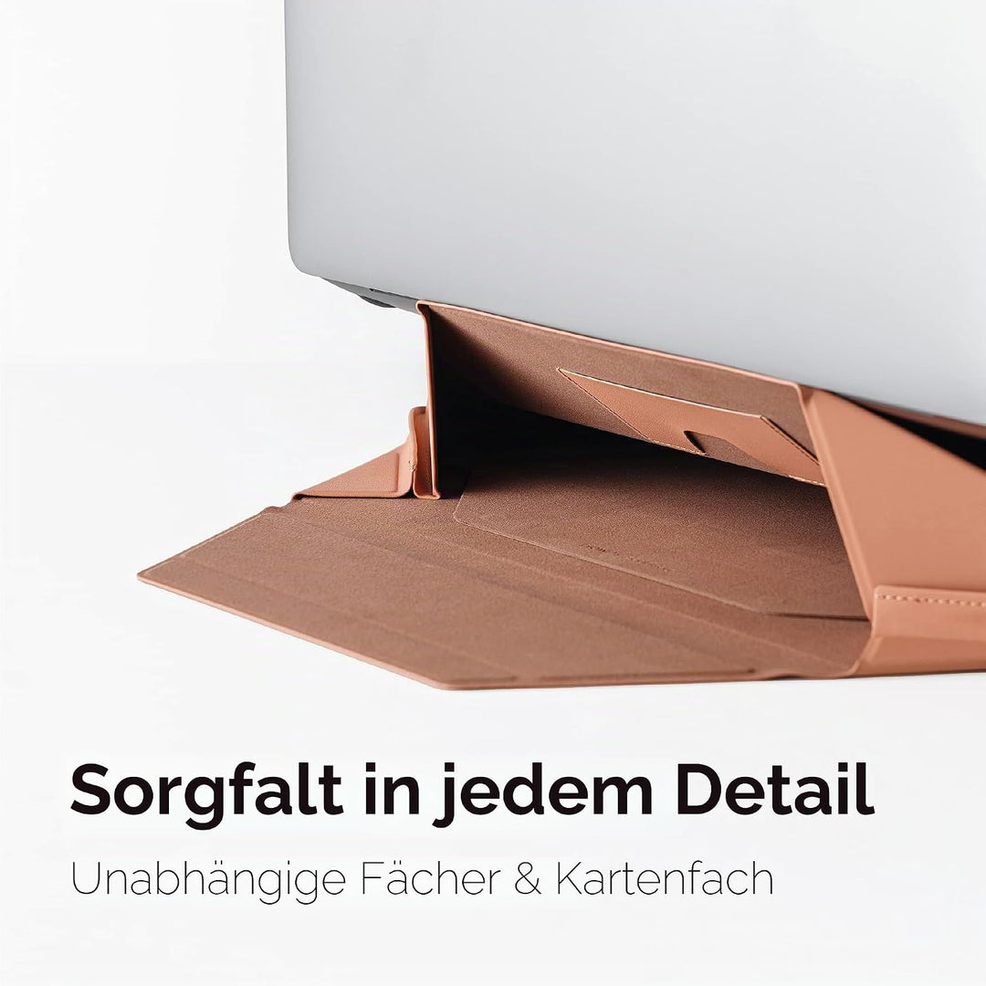 MOFT Laptop Carry Sleeve &amp; Invisible Stand, Expandable Storage, Two Adjustable Angles, Ultra-Slim St
