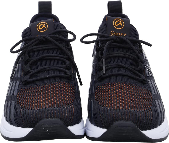 ARA Herren Chicago Sneaker 40 EU Blue Orange, 40 EU Blue Orange