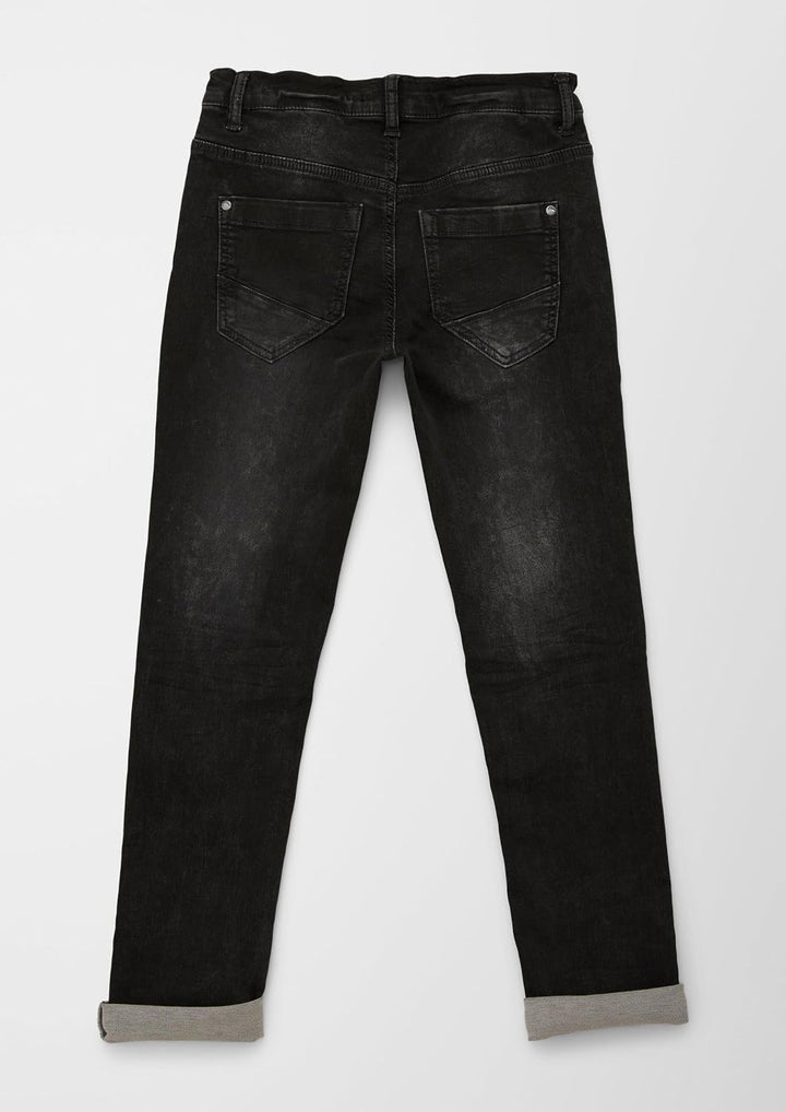 s.Oliver Jungen Regular: Denim im Used Look 146 Slim Blau 58z2, 146 Slim Blau 58z2