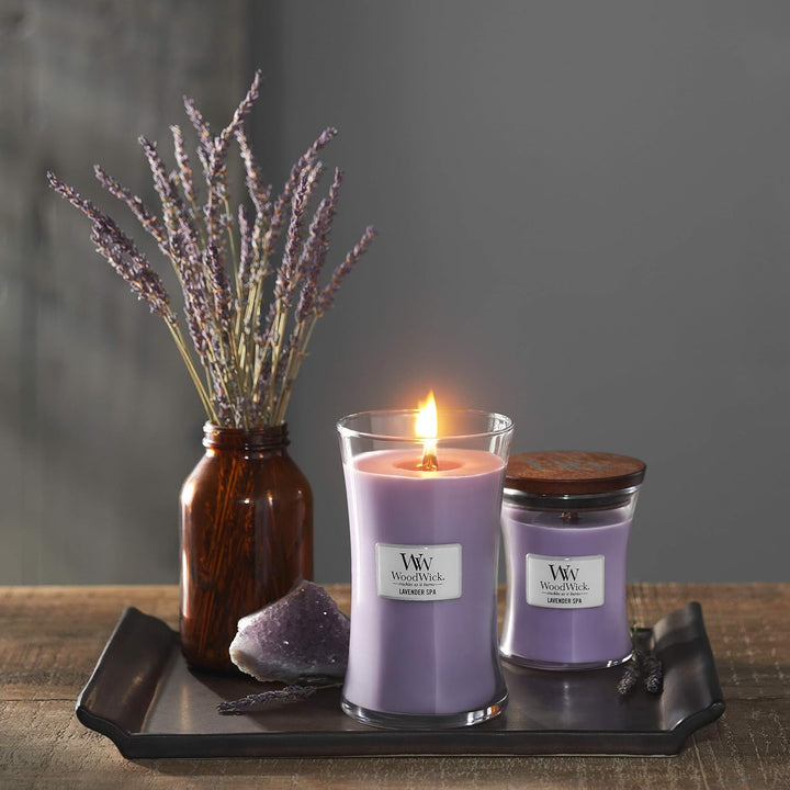 Virginia Kerze mit Lavendelduft, Brenndauer 180 Stunden, 610 g Gross Lavender Spa, Gross Lavender Sp