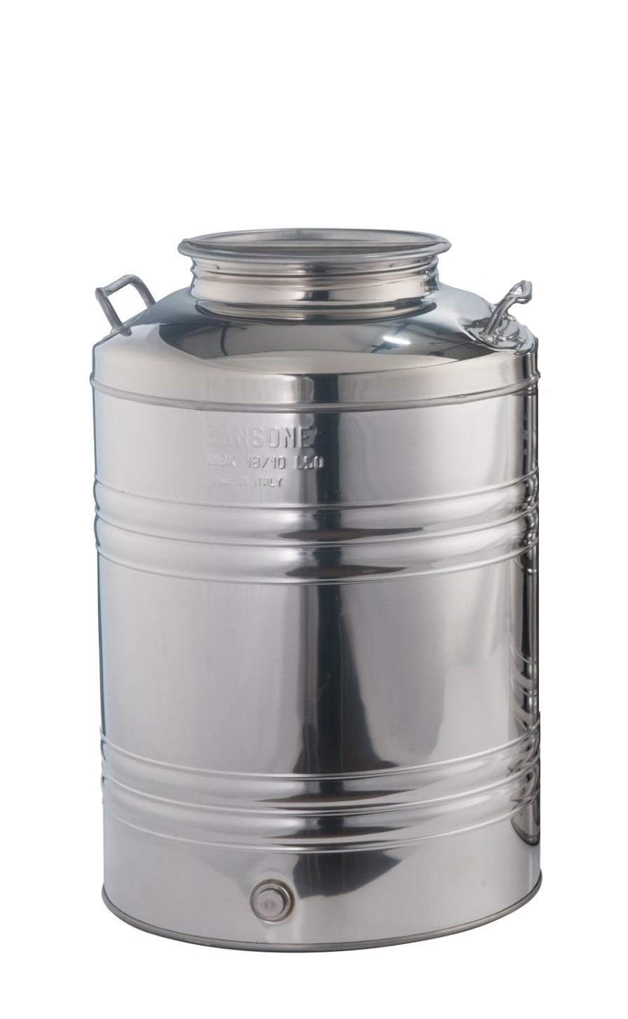 Sansone Gravierter Schaft l. 50 mit Vorbereitung Wasserhahn 50 litri, 50 litri