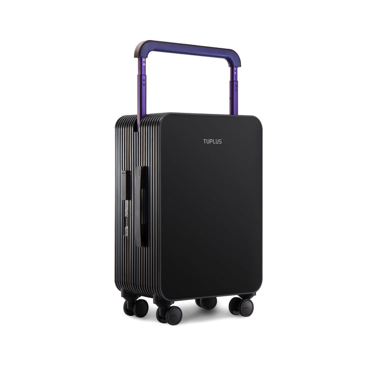 TUPLUS Koffer Trolley ABS Reisekoffer mit 4 Rollen Handgepäck Hartschale Rollkoffer Mittelgross, Bal