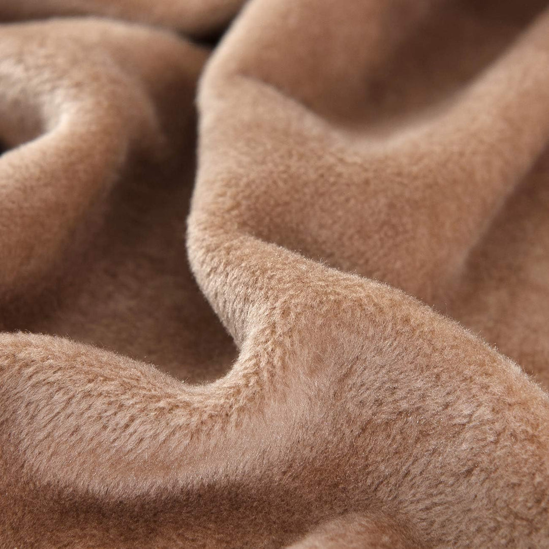 PETCUTE Sofabezüge Elastische 2 Sitzer Sofabezüge Dicke couchbezug Sofa Überwürfe Sofahusse Kamel 2