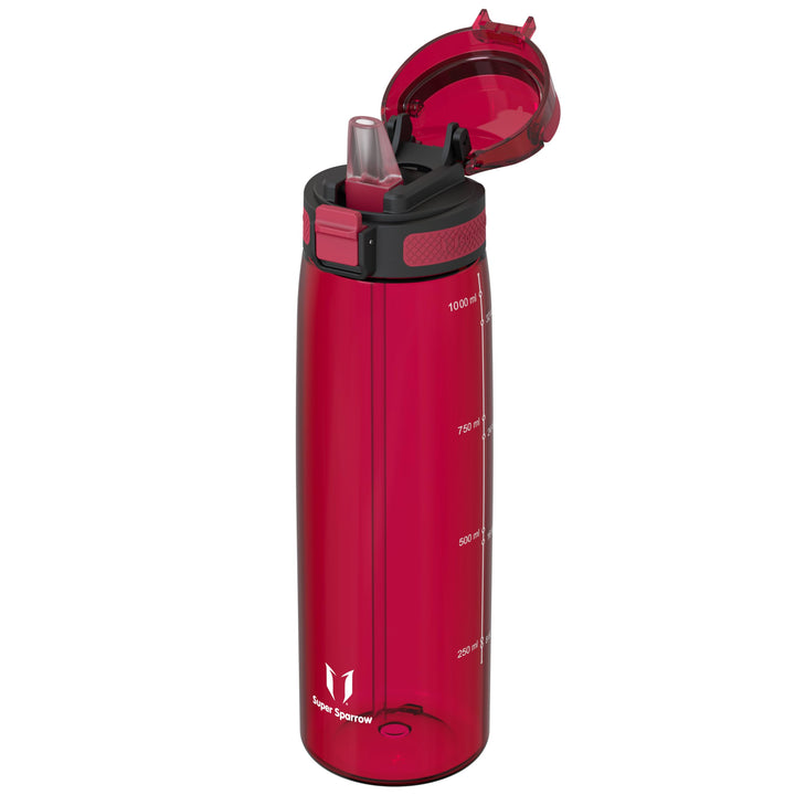 Super Sparrow Trinkflasche - TouchSip Wasserflasche - 500ml, 750ml, 1000ml - BPA-frei - Ideale Sport