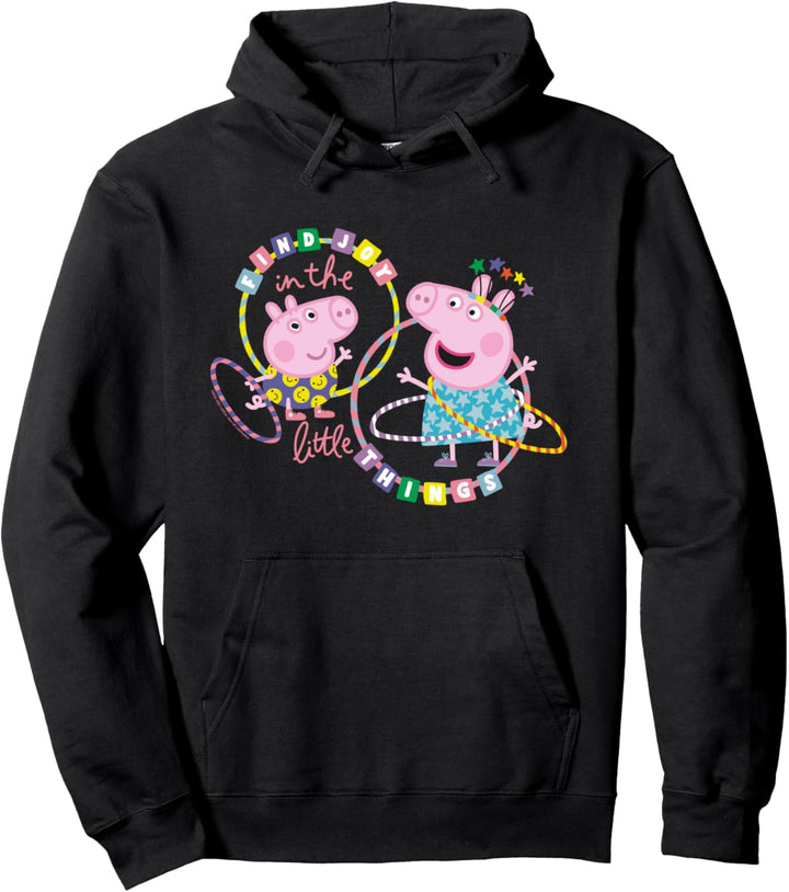 Peppa Wutz Find Joy In The Little Things Pullover Hoodie