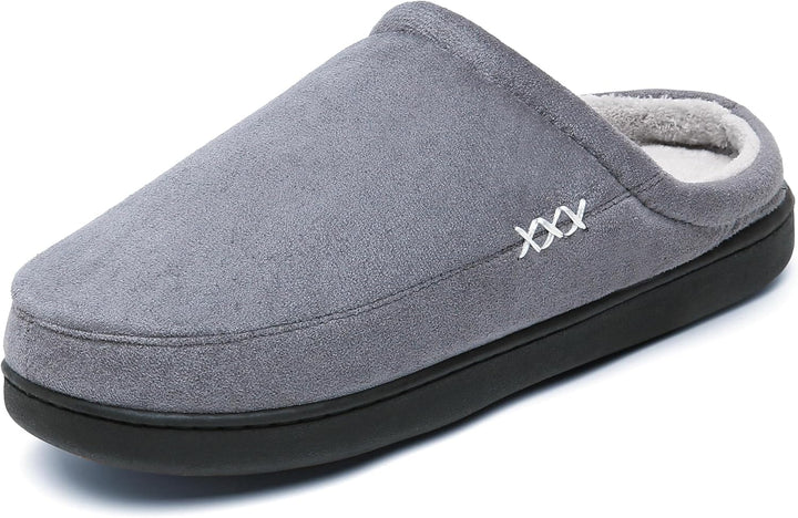 Mishansha Herren Damen Warme Hausschuhe Winter Memory Foam Plüsch Pantoffeln rutschfest Slippers,Gr.