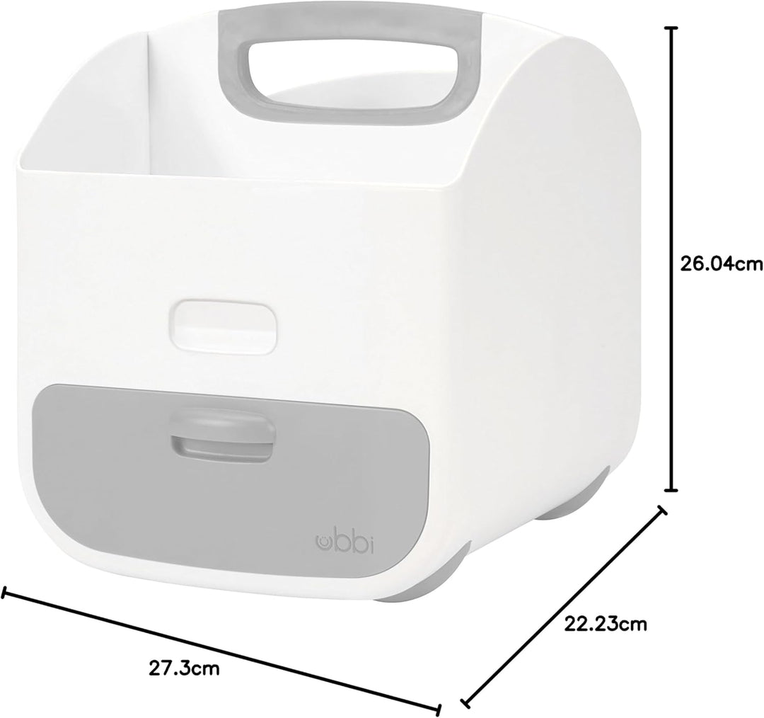 Ubbi Wickeltisch-Caddy Grau, Grau