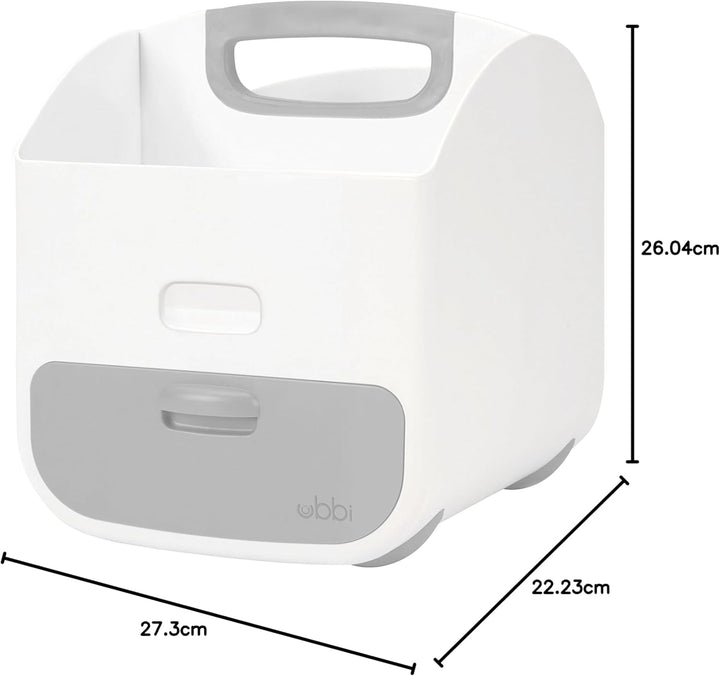 Ubbi Wickeltisch-Caddy Grau, Grau