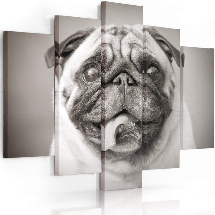 Feeby. Leinwandbild - 5 Teile - Bilder, Wand Bild, Wandbilder, Kunstdruck XXL, 5-Teilig, Typ A, 100x