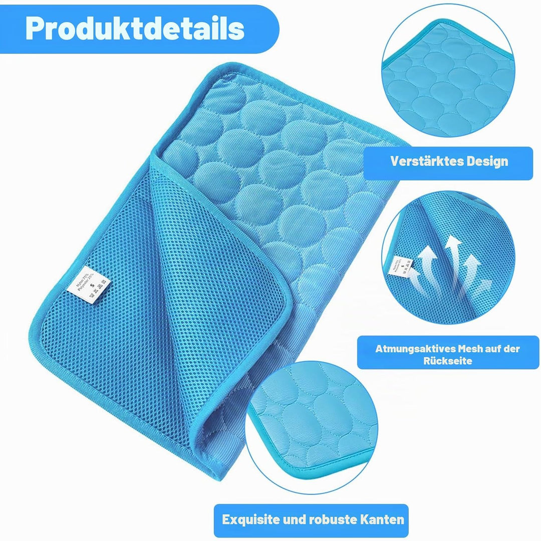 Kühlmatte für Hunde Gross, Selbstkühlend Hundematte 100 * 70cm Kühldecke für Hunde, Sommer Kühlkisse