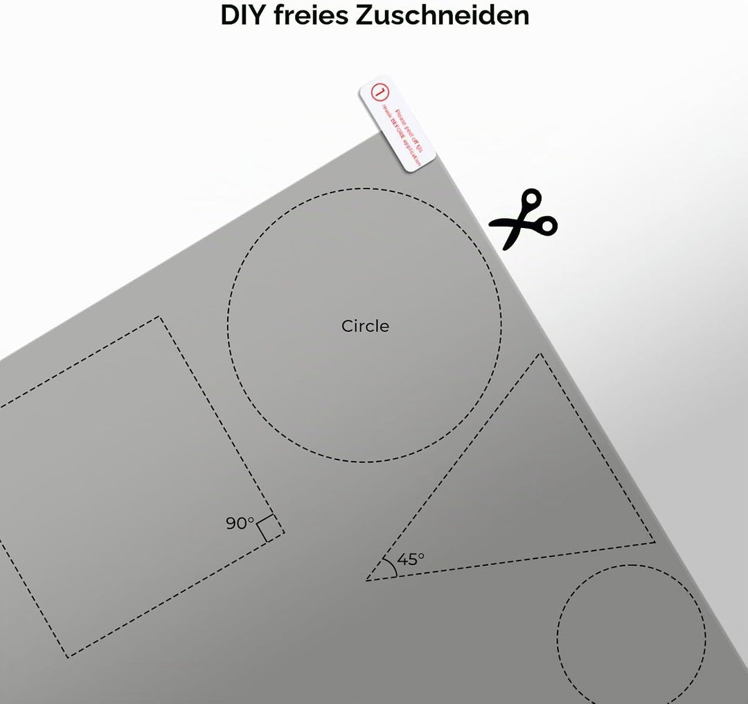K&amp;F Concept Polarisationsfolie 4 Stück 300 * 200 * 0,21mm polfilter Folie，linear 90 Grad, 4 Stück
