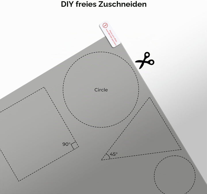 K&amp;F Concept Polarisationsfolie 4 Stück 300 * 200 * 0,21mm polfilter Folie，linear 90 Grad, 4 Stück