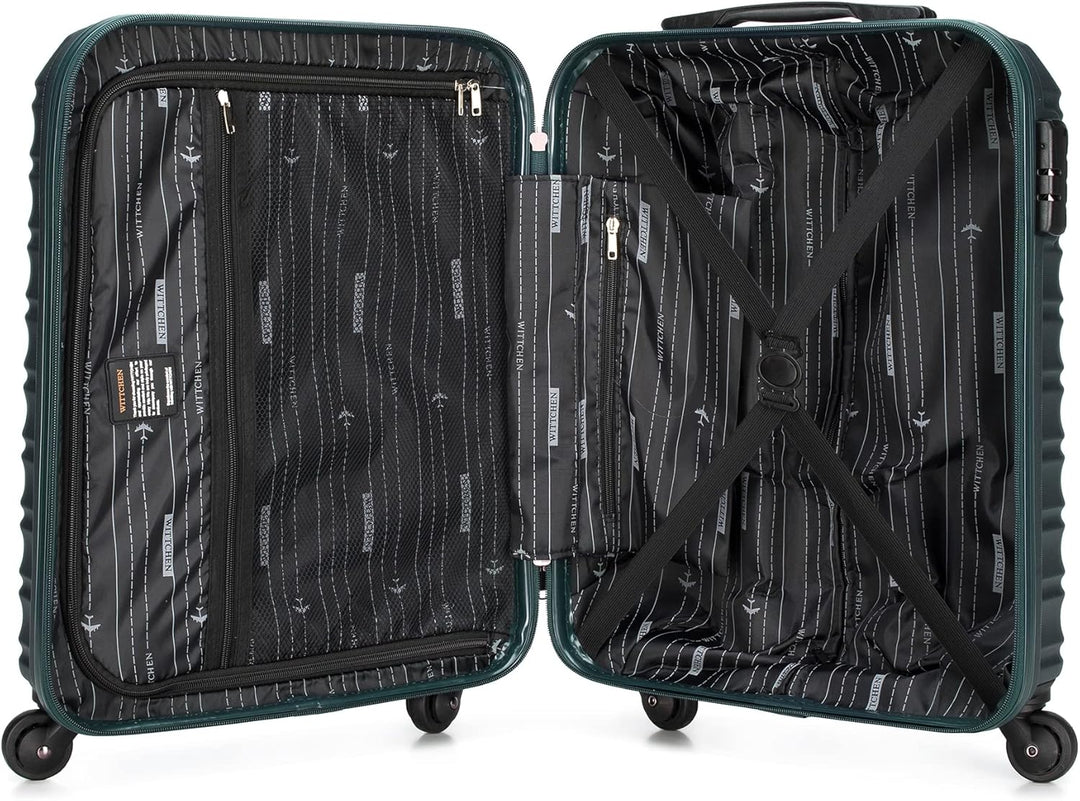 WITTCHEN Reisekoffer Handgepäck Kabinengepäck Rollkoffer Kabinenkoffer Kleiner Koffer Trolley Hartsc