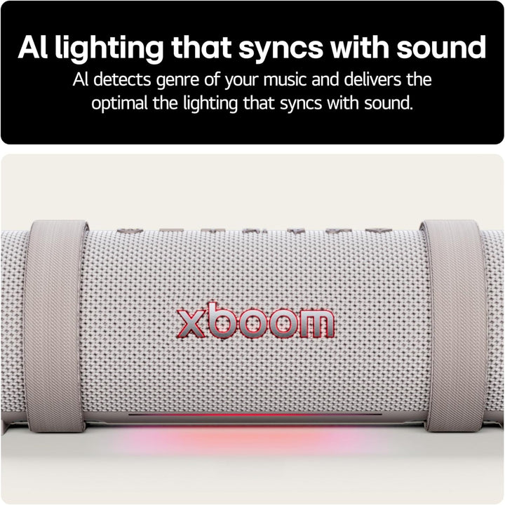LG xboom Grab by will.i.am, tragbarer Bluetooth-Lautsprecher (Signature Sound, IP67, bis zu 20 Std.