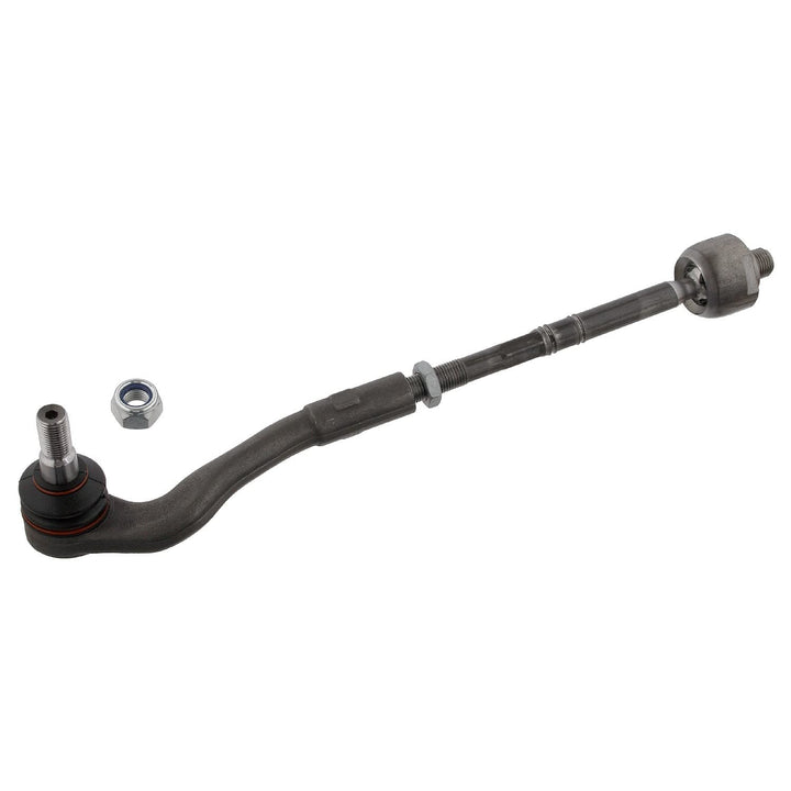 febi bilstein 30066 Spurstange mit Endstück und Sicherungsmutter , 1 Stück Vorderachse links, Vorder