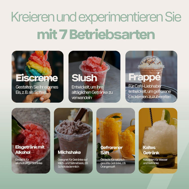 4Swiss Eismaschine Selbstkühlend Eis Maschine Speiseeisbereiter Speiseeismaschine mit Kompressor Ice