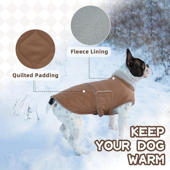 Hundemantel, Wattierend Winterjacke Geschirröffnung, Warme Wintermantel Gefüttert Kleidung Mantel fü