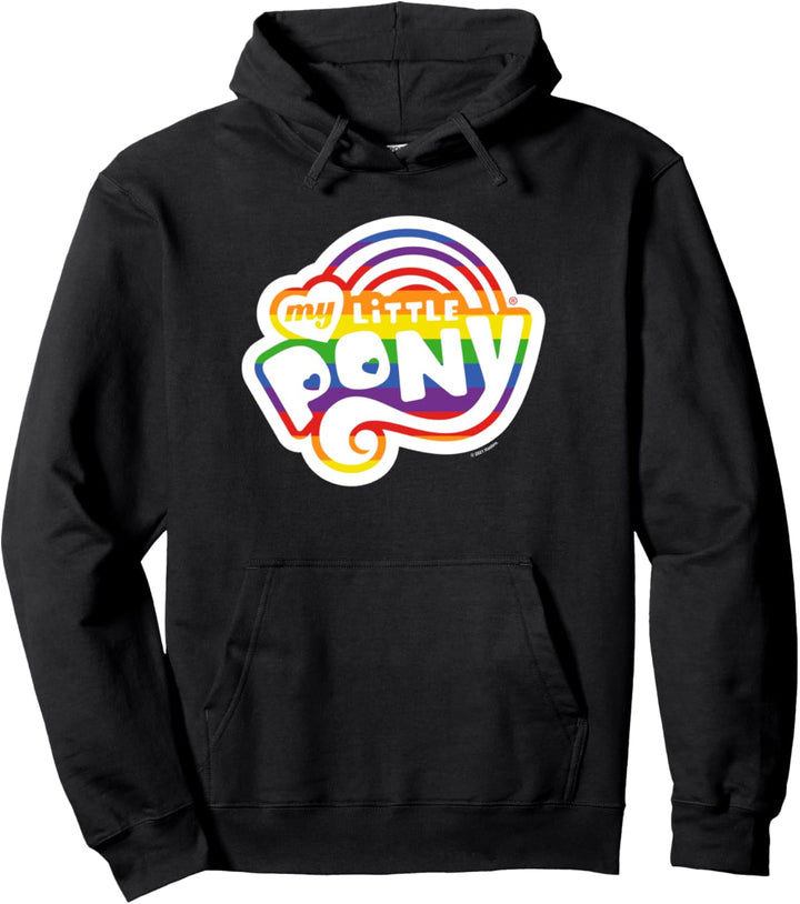 My Little Pony: Friendship Is Magic Rainbow Logo Pullover Hoodie