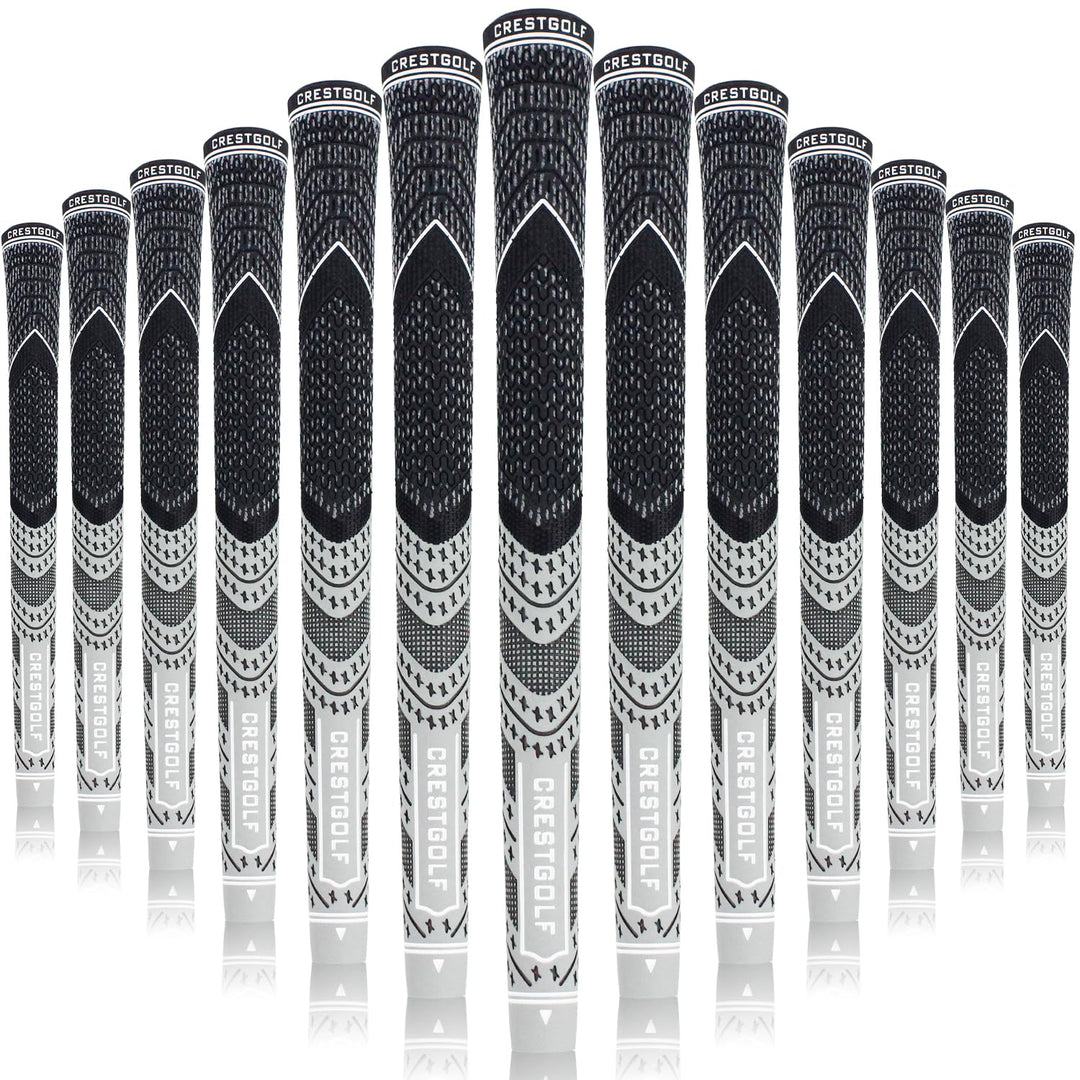 CRESTGOLF Golfgriffe Aktualisierte Multi-Compound-Golfgriffe für Golfschläger, Golf Grips Set mit 13