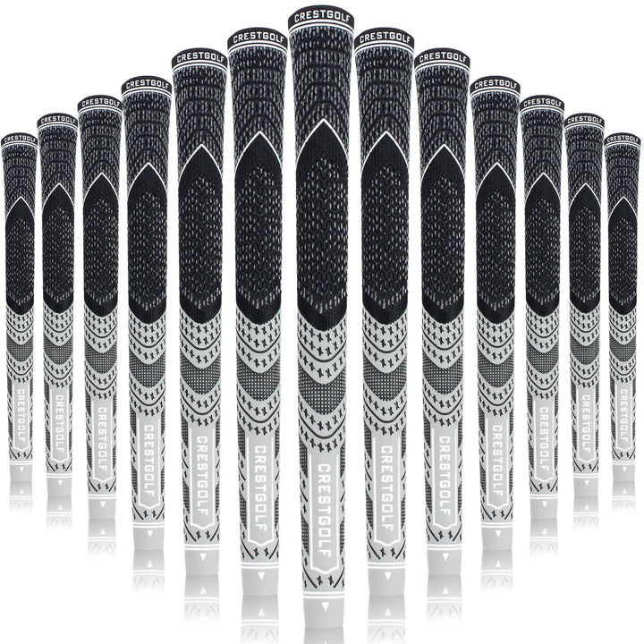 CRESTGOLF Golfgriffe Aktualisierte Multi-Compound-Golfgriffe für Golfschläger, Golf Grips Set mit 13