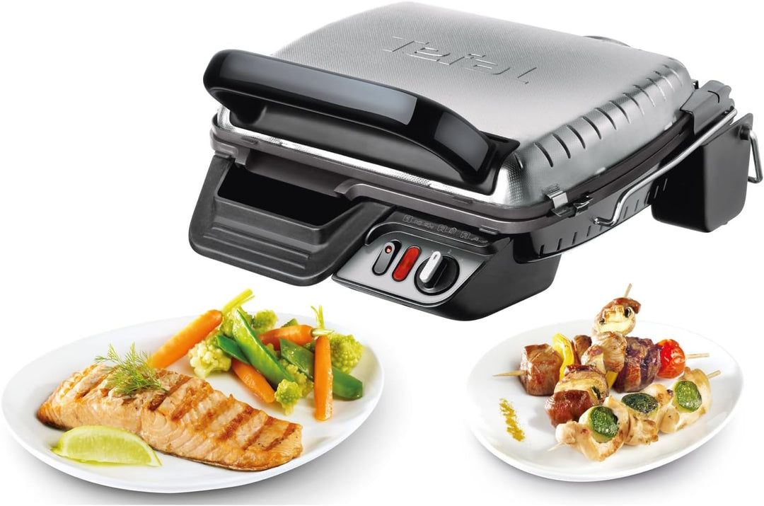 Tefal Kontaktgrill 2in1 GC3050 | Sandwichmaker | aufklappbar als Tischgrill/BBQ mit doppelter Grillf