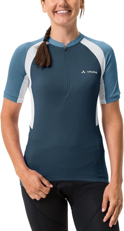 VAUDE Damen Women's Advanced Tricot Iv Trikot 36 Dark Sea Uni, 36 Dark Sea Uni