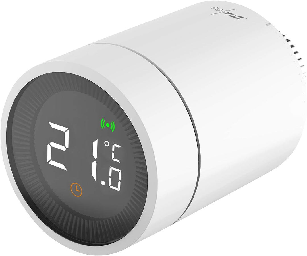 revolt Smart Thermostat: Smartes Heizkörperthermostat mit App, Sprachsteuerung & ZigBee-Gateway (Zig
