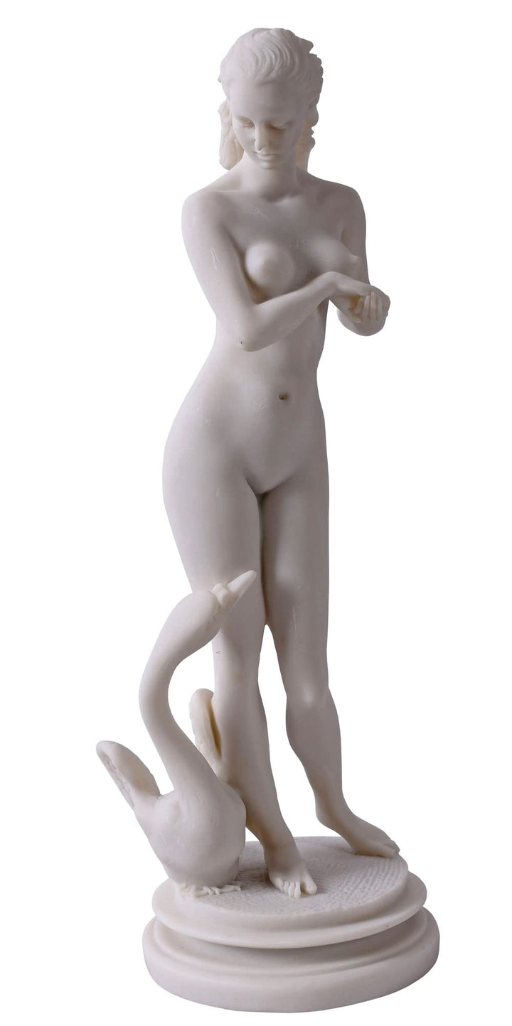 Mythologische Skulptur Leda & Schwan Figur Klassische Antike IS243 Palazzo Exklusiv