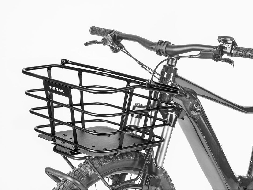 Topeak Urban Basket DX Aluminum Fahrradkorb 18 L – robuster Alu-Gepäckkorb mit QuickTrack 2.0-System